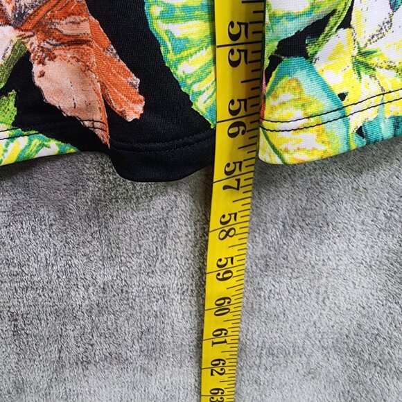 Women's Signature Collection Floral Print Jumpsuit Ruffle Sleeve Size M - Picture 11 of 14